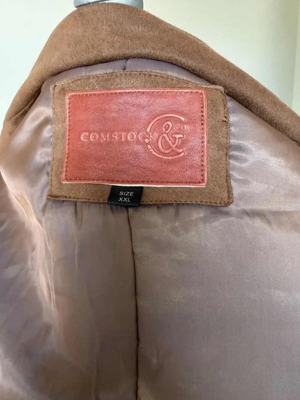 Robert Comstock Suede Jacket XXL | Safari Field Coat | Tan Brown | Vintage